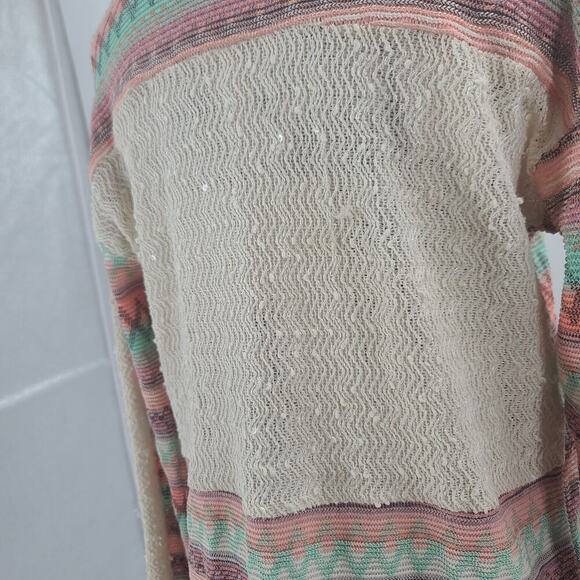 Miss Me Southwestern pattern open cardigan ladies sweater Size Small Country - Picture 6 of 8
